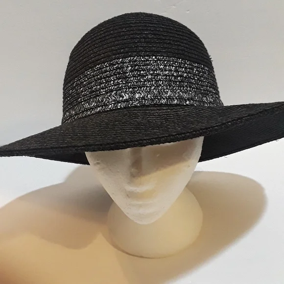 Ole America Accessories C Vintage Ole America Black Straw Hat